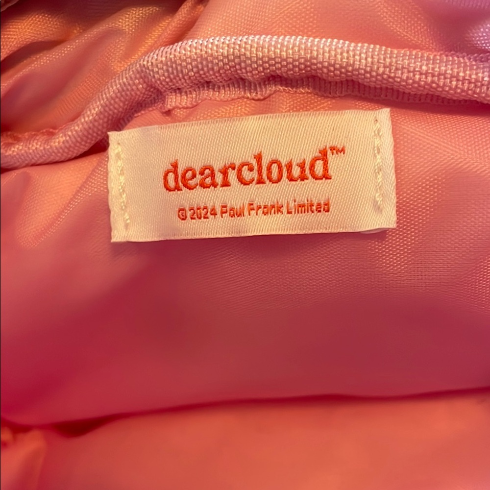 Dear Cloud/ Paul Frank Cosmetics Bag Pink - Picture 5 of 6